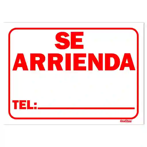 Aviso Grande Se Arrienda Se Alquila 1/4
