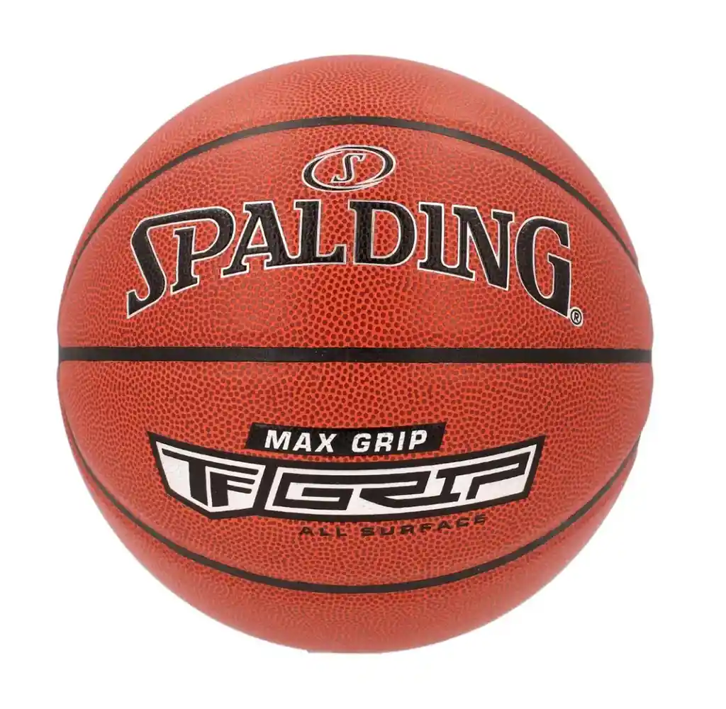 Balón Basketball Nba Spalding Baloncesto Tfgrip Max Cuero #7