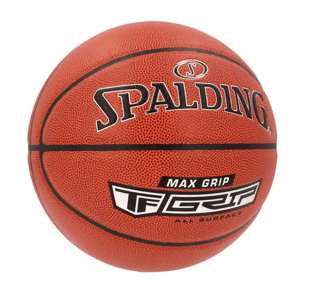 Balón Basketball Nba Spalding Baloncesto Tfgrip Max Cuero #7