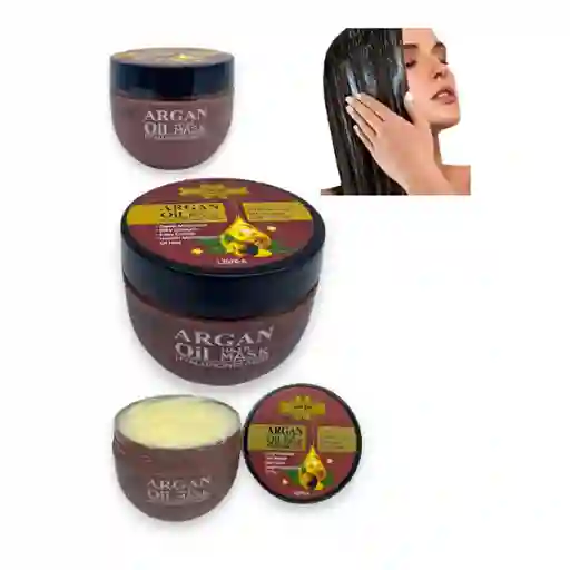 Mascarilla Tratamiento Capilar De Aceite Argan Cabello Mas Sedoso Love Jojo