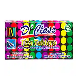 Tiza D’class Colores X 80 Unidades