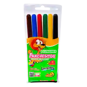 Plumon Parchesito X 6 Unidades