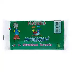 Plastilina Trensito Verde Oscuro X 250 Gr