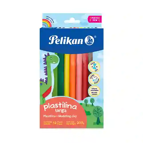 Plastilina Pelikan X 12 Unidades