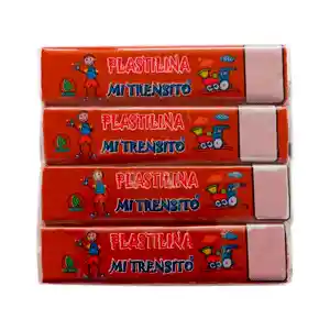 Plastilina Trensito Cafe Paquete X 12 Unidades