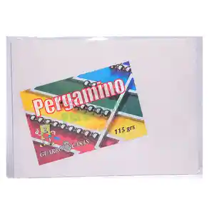 Papel Pergamino 115 Gr 1/8 Paquete X 50 Hojas