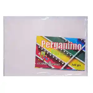 Papel Pergamino 145 Gr 1/8 Paquete X 25 Hojas