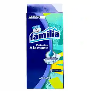 Pañuelos Familia Bolsa Azul Dispensador X 10 Unidades