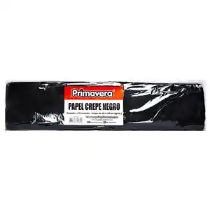 Papel Crepe Negro Paquete X 10 Unidades