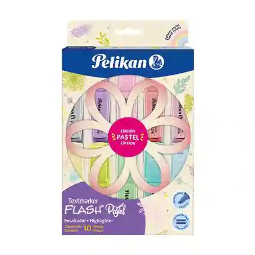 Resaltador Pelikan Petalos X 10 Unidades