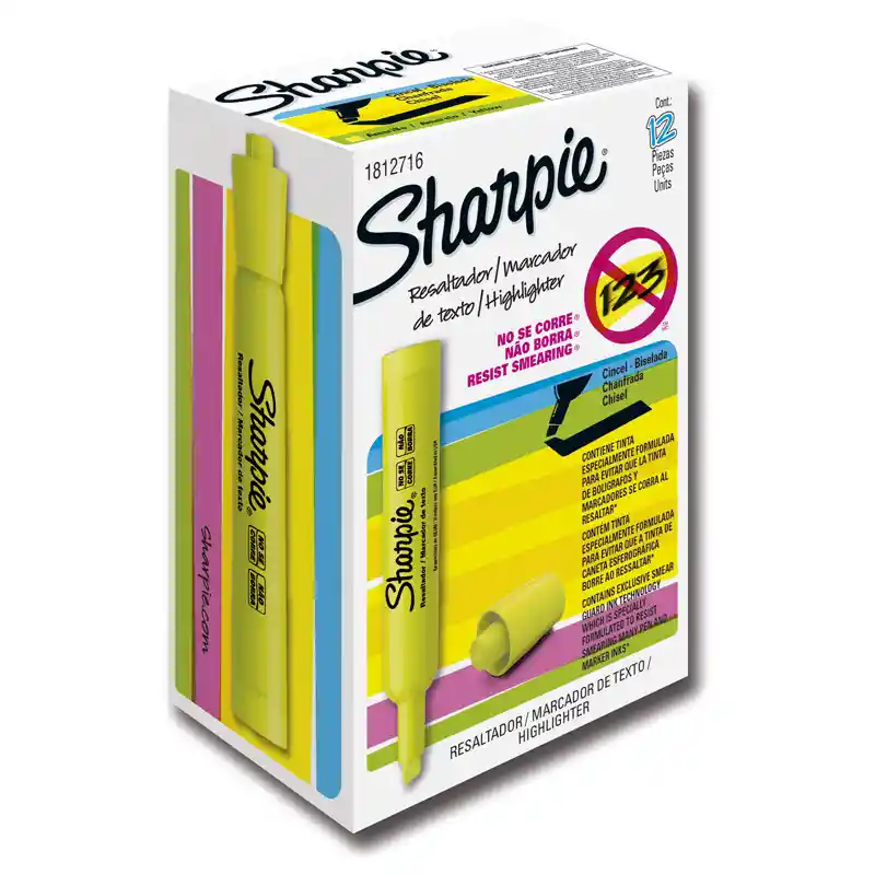 Resaltador Sharpie Amarillo