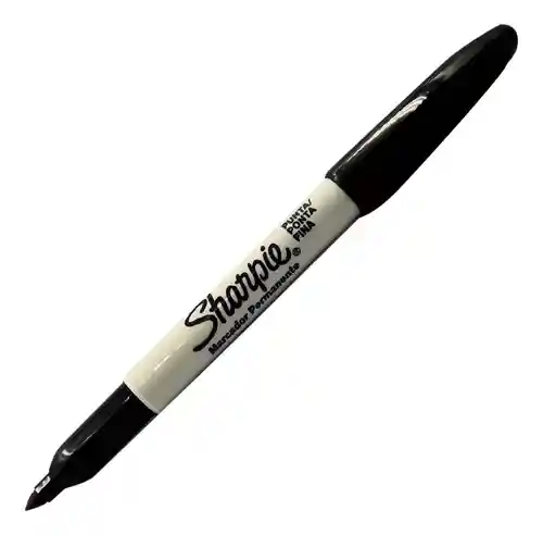 Marcador Sharpie Punta Fina Negro X Unidad