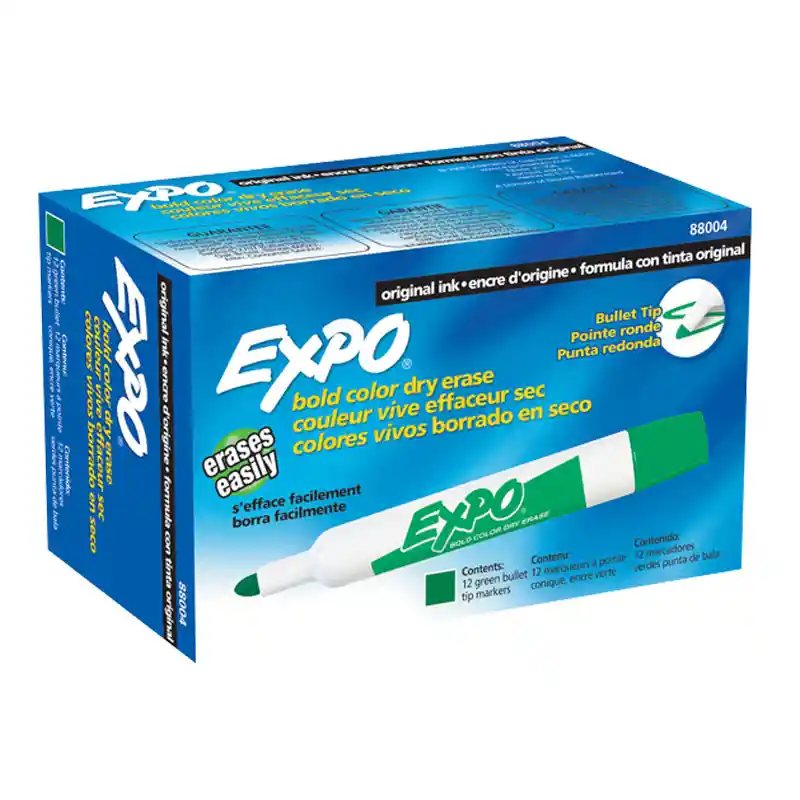 Marcador Expo Verde X Unidad