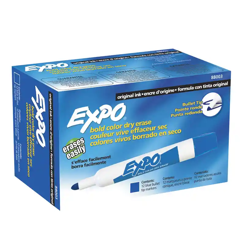 Marcador Expo Azul X Unidad
