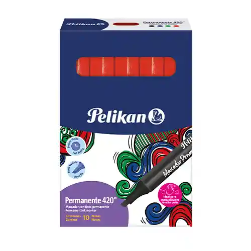 Marcador Pelikan Permante 420 X 10 Unidades