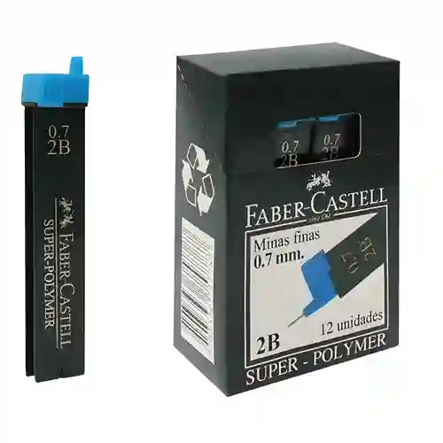 Minas Faber-castell 0.7 Mm Caja X 12