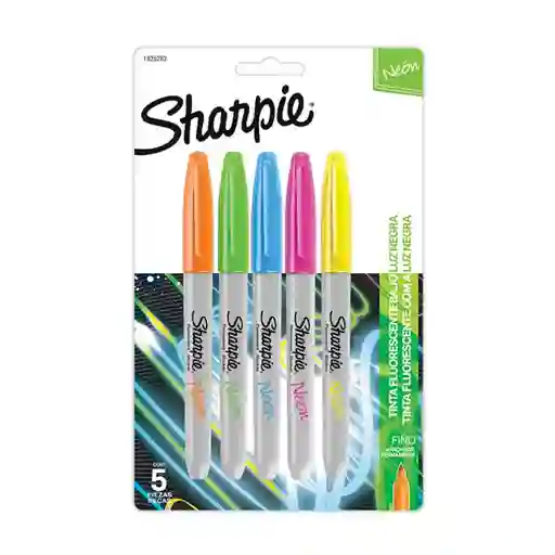 Marcador Sharpie Estuche X 5 Unidades