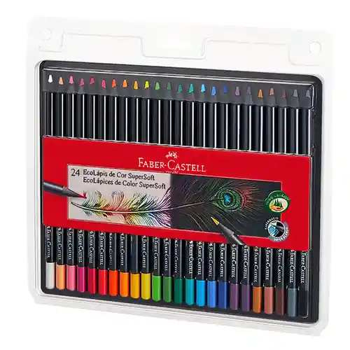 Colores Faber-castell Supersoft X 24 Unidades