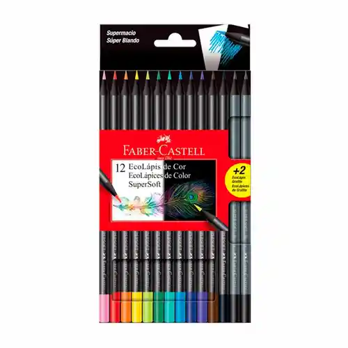 Colores Faber-castell Supersoft X 12 Unidades