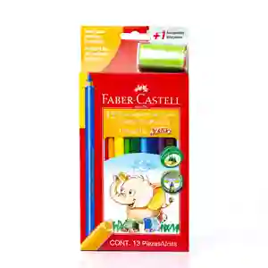 Colres Faber-castell Jumbo Triangular X 12 Unidades