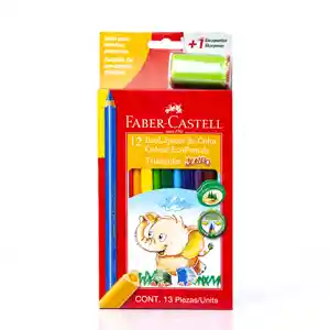 Colres Faber-castell Jumbo Triangular X 12 Unidades