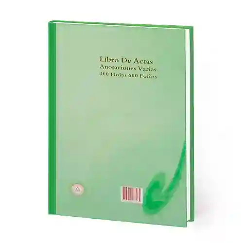 Libro Actas 600 Folios