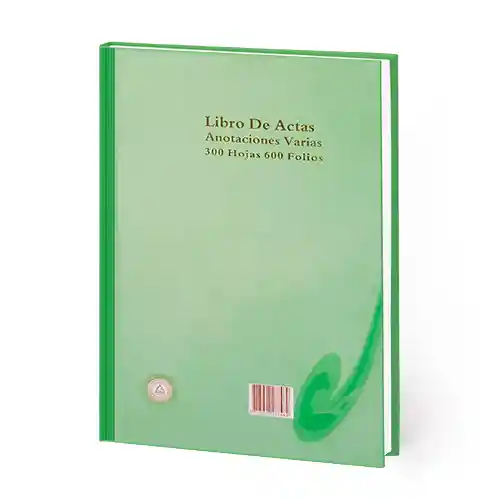 Libro Actas 600 Folios