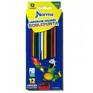 Colores Norma Doblepunta X 12 Unidades