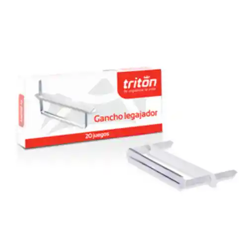 Gancho Legajador Triton Institucional Paquete X 20 Unidades