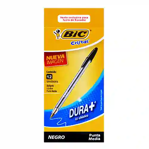 Esfero Bic Cristal Caja X 12 Unidades