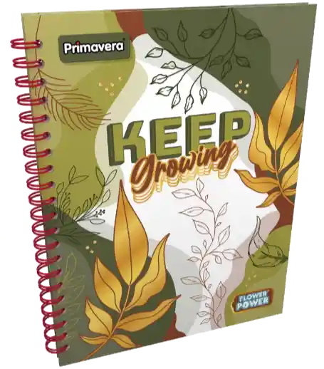 Cuaderno Primavera Argollado 105 Pasta Dura