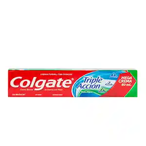 Crema Colgate Triple Accion X 60 Ml