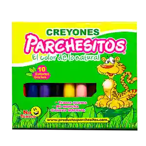 Creyon Parchesitos Corto X 10 Unidades