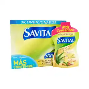 Acondicionador Savital Caja X 20 Unidades