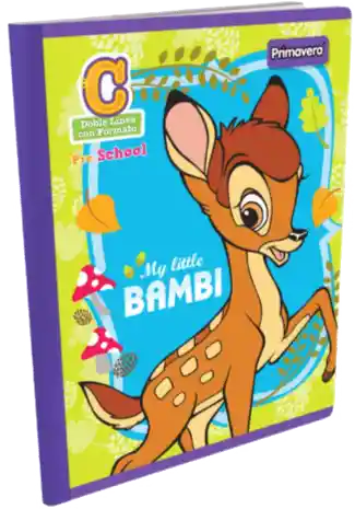 Cuaderno Primavera 100 Hojas A-b-c-d