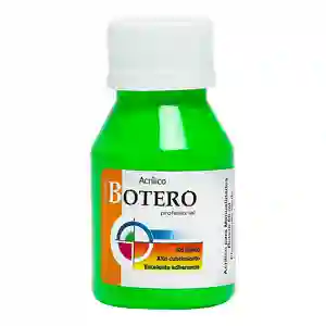 Acrilico Botero Fluor X 60 Ml Verde