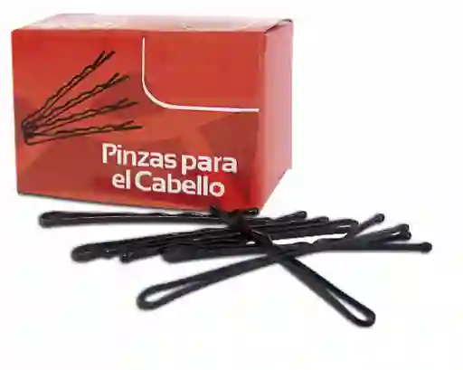Caja De Pinzas Negras Para El Cabello - 100 Und