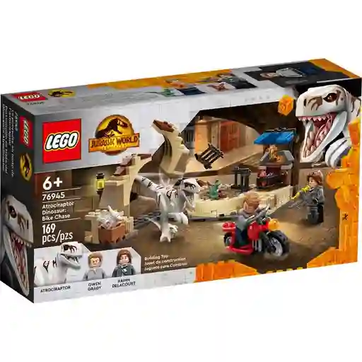 Lego Jurassic World 76945 Atrociraptor Y Persecución En Moto