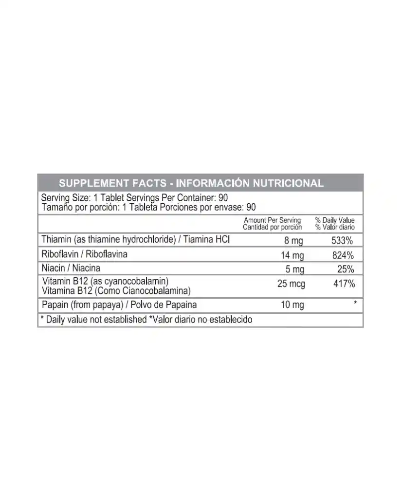 B-complex B12 Healthy America 90 Tabletas