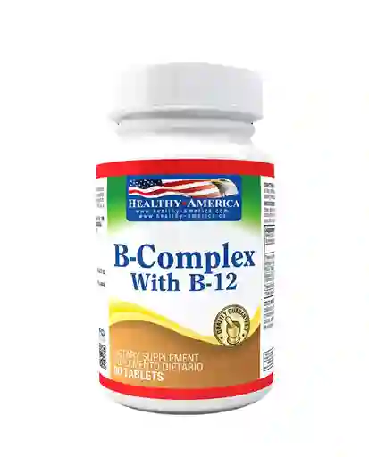 B-complex B12 Healthy America 90 Tabletas