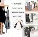 Cesta Clasificador Ropa Sucia Lavanderia Plegable 3 Compartimentos				