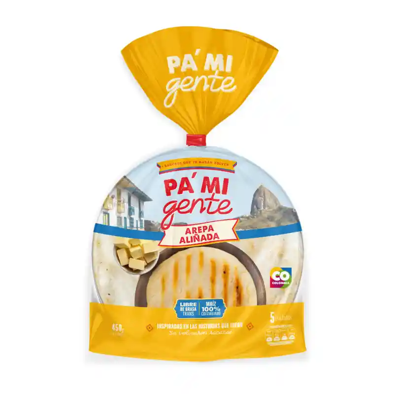 Arepas Pa´ Mi Gente Aliñada 450 G