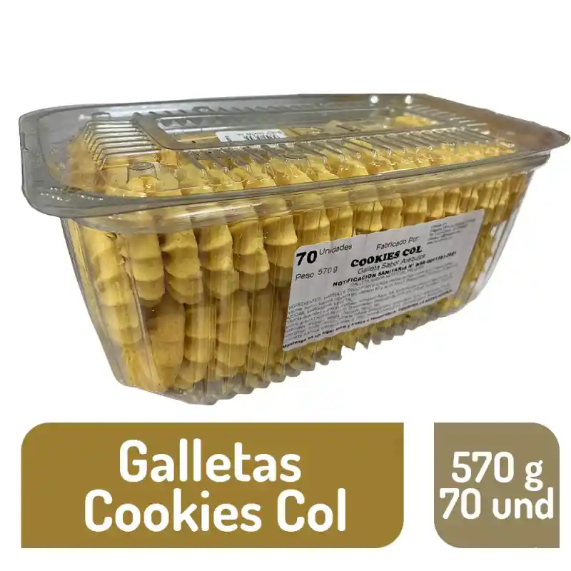 Galleta Cookies Col X 70 Und