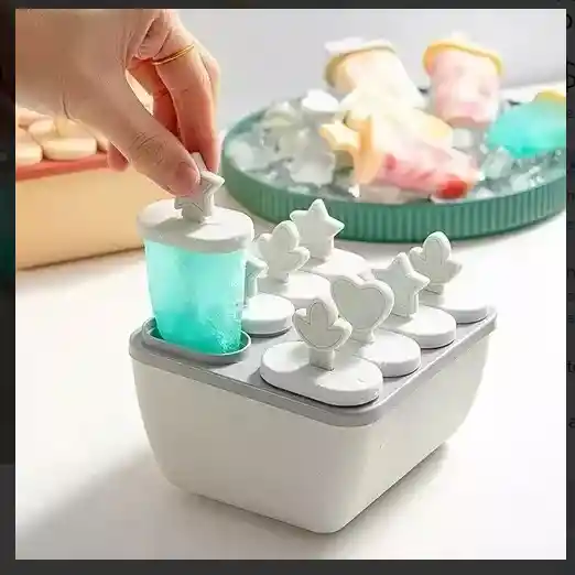 Molde Para Helado En Forma De Paleta X8