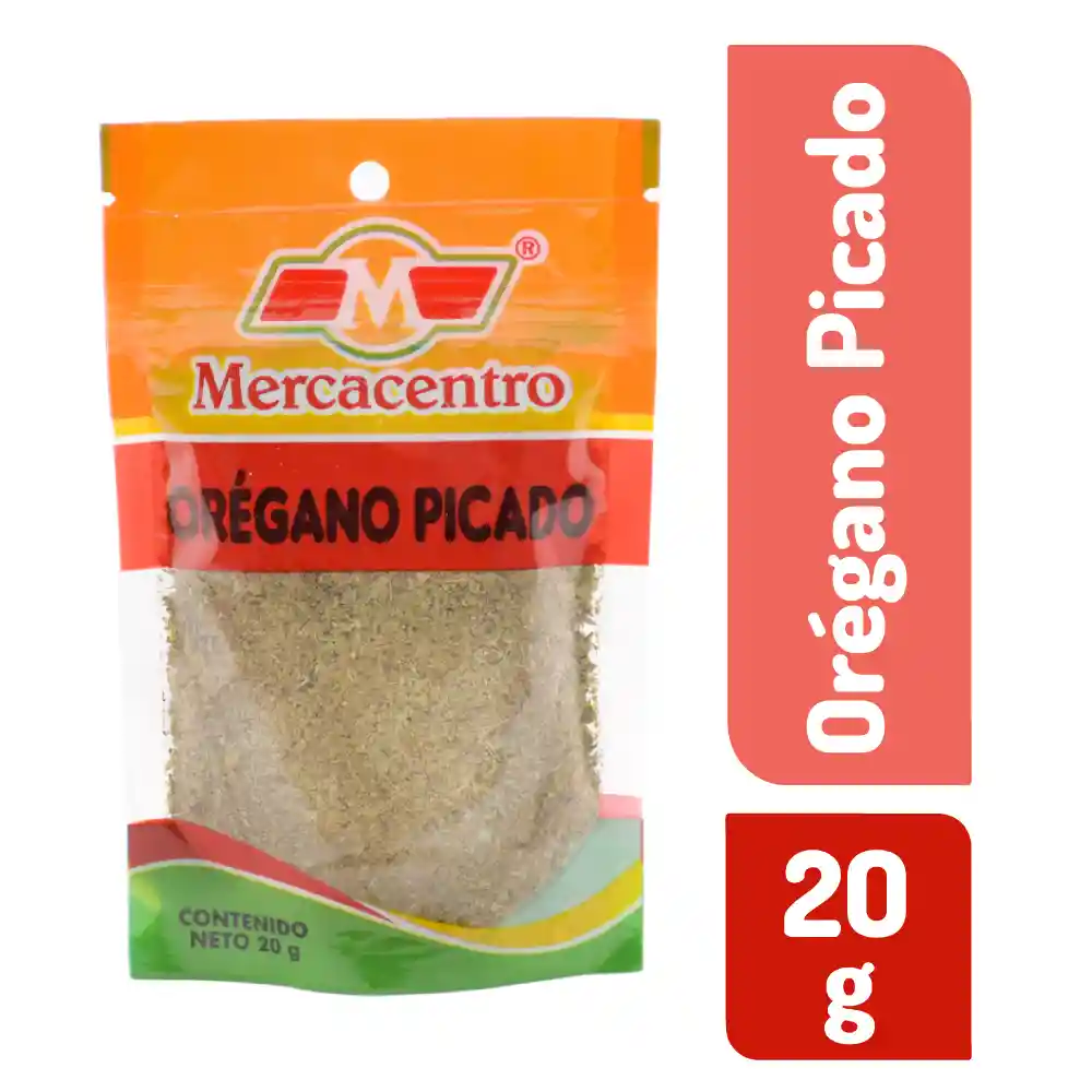 Oregano Picado Mercacentro X 20 G Doy Pack