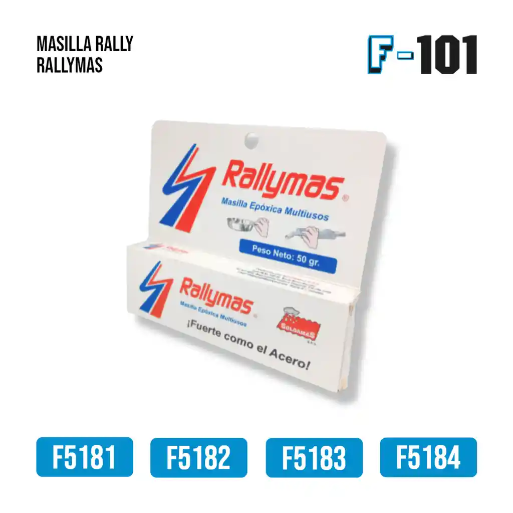Masilla Rally Rally Mas 100 Gr