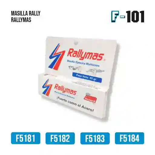 Masilla Rally Rally Mas 30 Gr