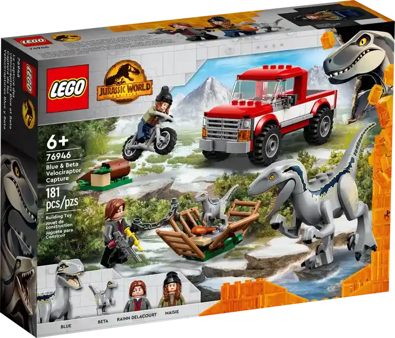 Lego Jurassic World 76946 Captura De Los Velocirraptores