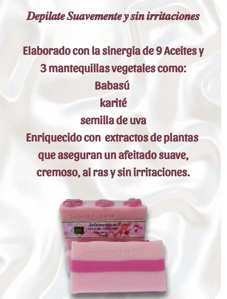 Jabón De Afeitar Femenino