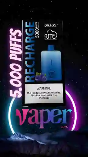 Fume Recharge Bluerazz 5000 Puffs